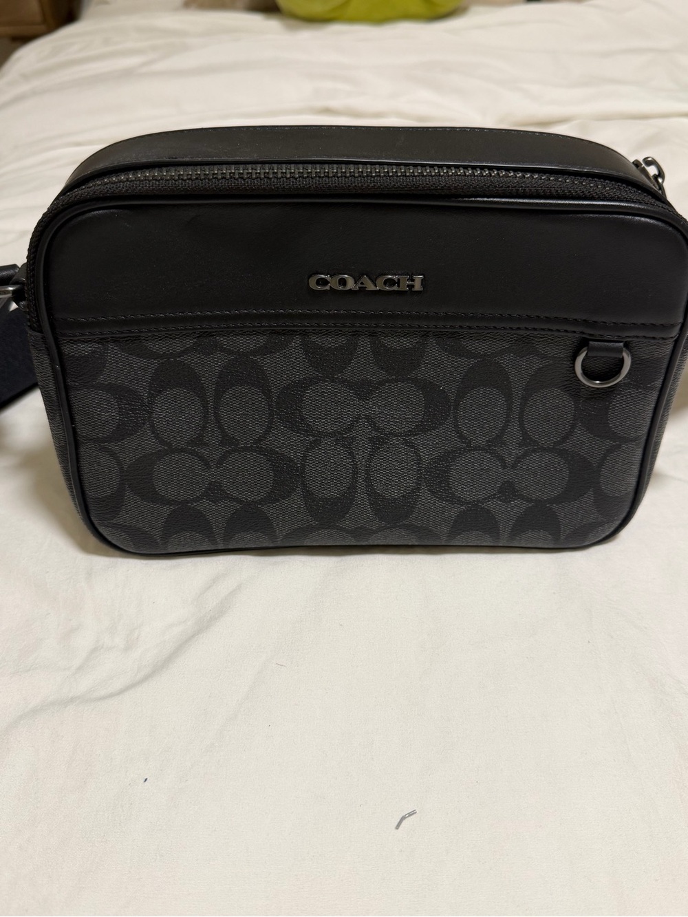 Coach Signature Camera Bag in Black